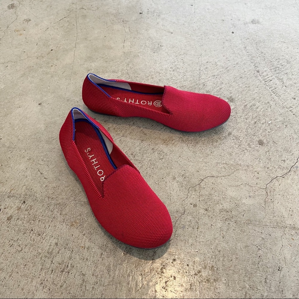 Rothy’s The Loafer in Dark Red